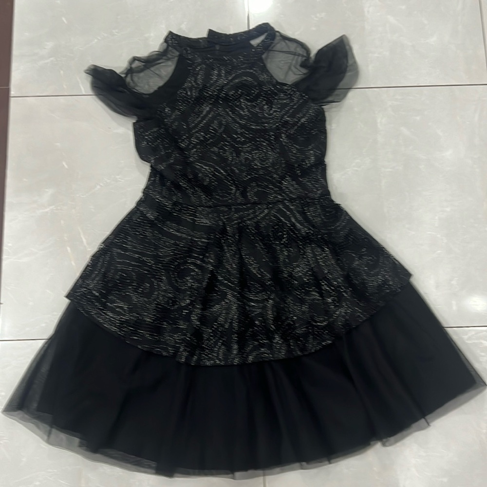 Girls Black Fancy Dress